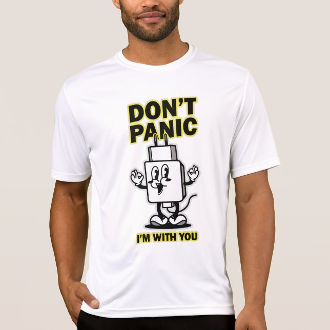 Camiseta Cargador móvil de Personalizado de historietas: No (Anverso)