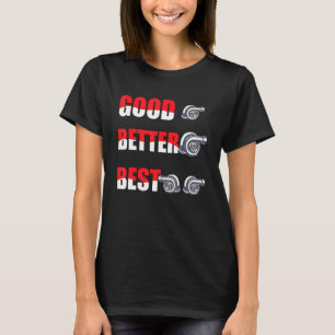 Camiseta Cargador Turbo Turbocargado Bueno Mejor Óptimo