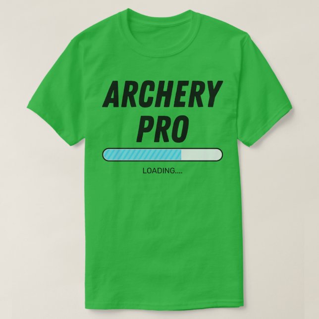 Camiseta Cargando a favor del tiro con arco (Diseño del anverso)