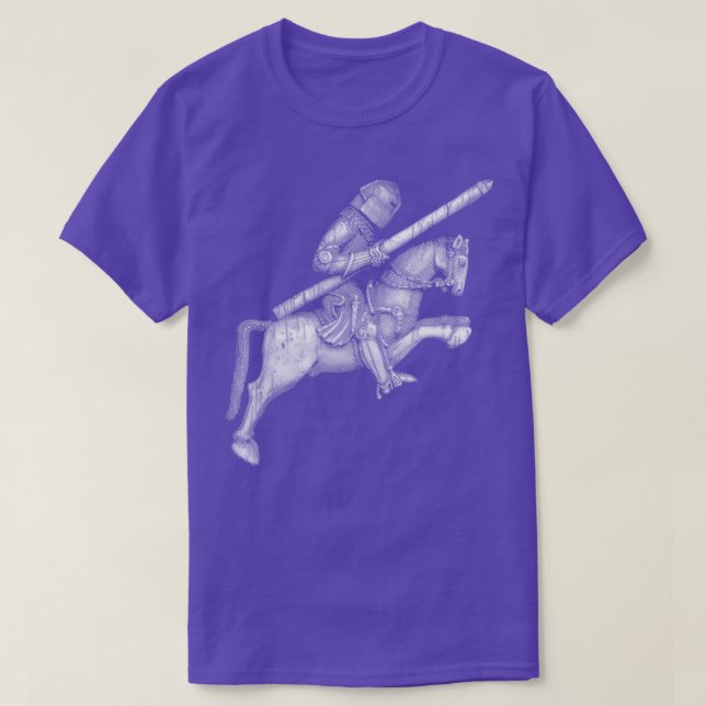 Camiseta Cargando a Knight en caballo (Diseño del anverso)
