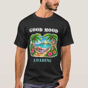 Camiseta Cargando Buen Ambiente Playa Tropical Vacaciones V