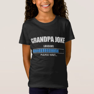 Camiseta Cargando Chiste Abuelo Por Favor Esperar Cargar El