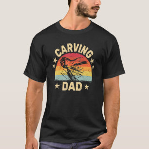Camiseta Cargando DAD Woodworker retro Woodcarv