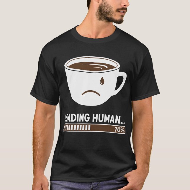 Camiseta Cargando Humano… (Anverso)