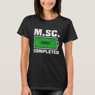 Camiseta Cargando máster completo de ciencias