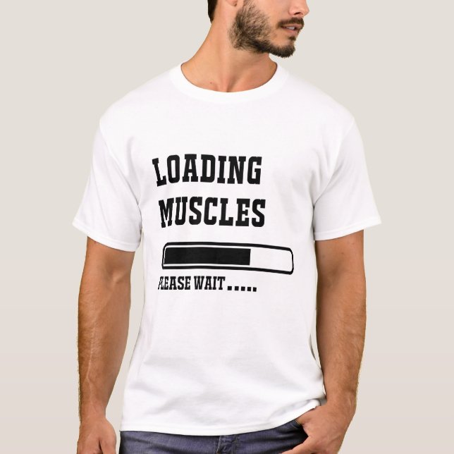 Camiseta Cargando Muscles T-Shirt (Anverso)