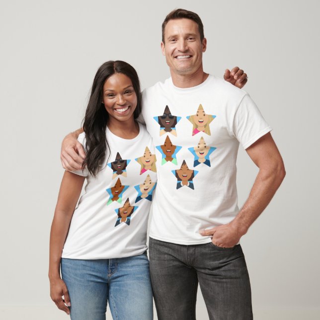 Camiseta Cargar 5 fotos de tus amigos de la familia Superst (Unisexo)