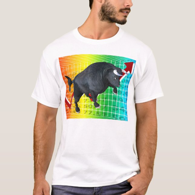 Camiseta Cargar corrida del mercado alcista (Anverso)