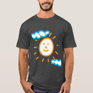 Camiseta Cargar dibujo de arte convierte arte infantil en g