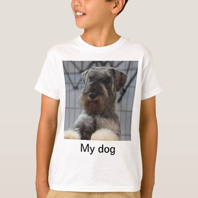 Camiseta Cargar foto de perro (Anverso)