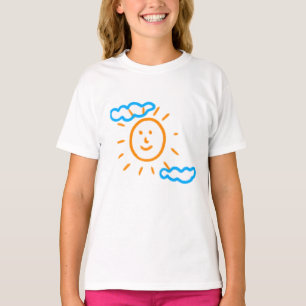 Camiseta Cargar los dibujos de los niños convierte los dibu