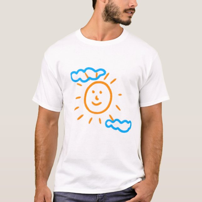 Camiseta Cargar los dibujos de los niños convierte los dibu (Anverso)