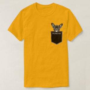 Camiseta Cargar Mascota Face Photo and Name Personalized