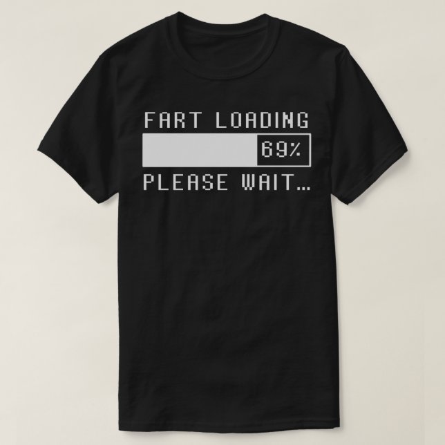 Camiseta Cargar por error, espere (Diseño del anverso)