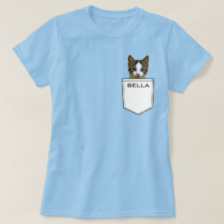 Camiseta Cargar su foto Mascota y Personalizado de nombre d