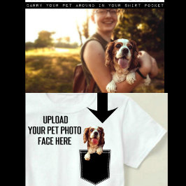 Camiseta Cargar su Mascota Personalizado Cocker Spaniel Poc