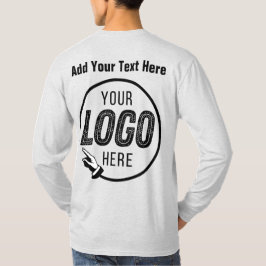 Camiseta Cargar tu Personalizado de texto de imagen con log