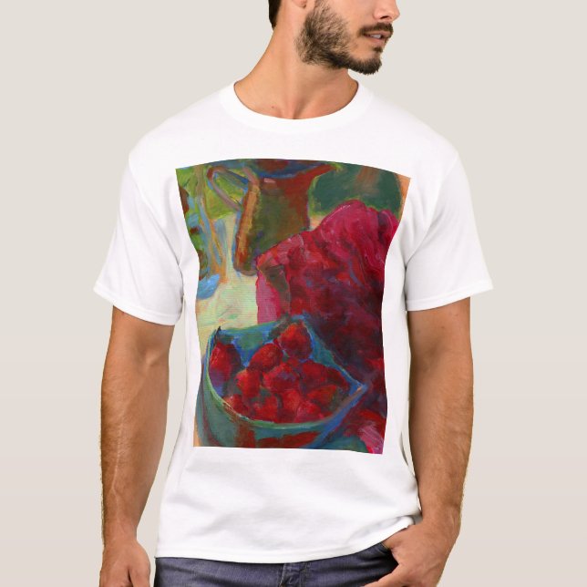 Camiseta Cargar tu trabajo de arte | Convertir la pintura P (Anverso)
