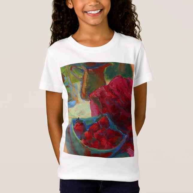 Camiseta Cargar tu trabajo de arte | Convertir la pintura P (Anverso)