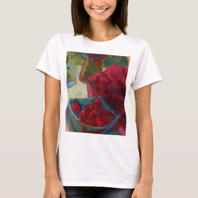 Camiseta Cargar tu trabajo de arte | Convertir la pintura P (Anverso)
