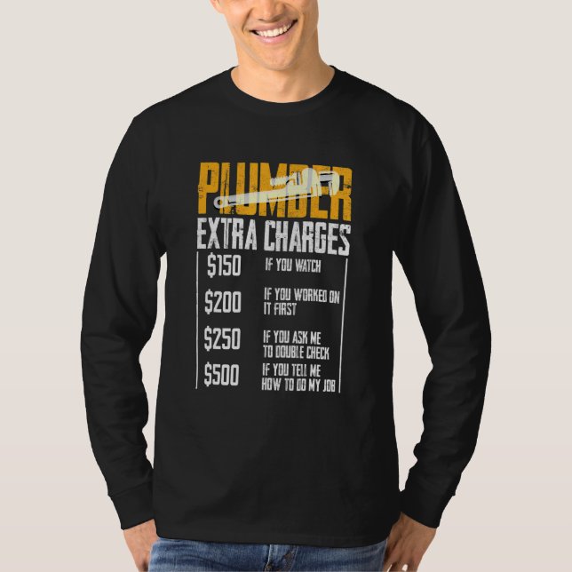 Camiseta Cargas adicionales de plomo Pipe de herramienta de (Anverso)