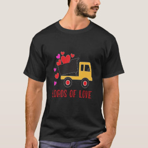 Camiseta cargas de amor El día de San Valentín de camiones 