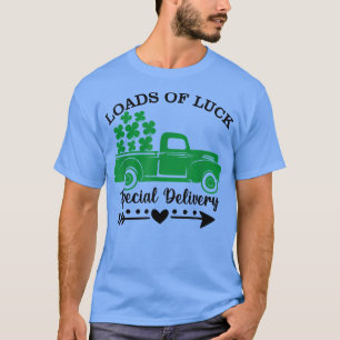 Camiseta Cargas Especiales De Entrega Del Camión De Luck Pl