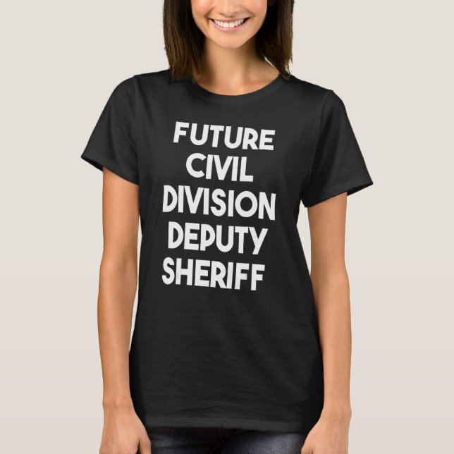 Camiseta Cargo adjunto de la División Civil (Anverso)