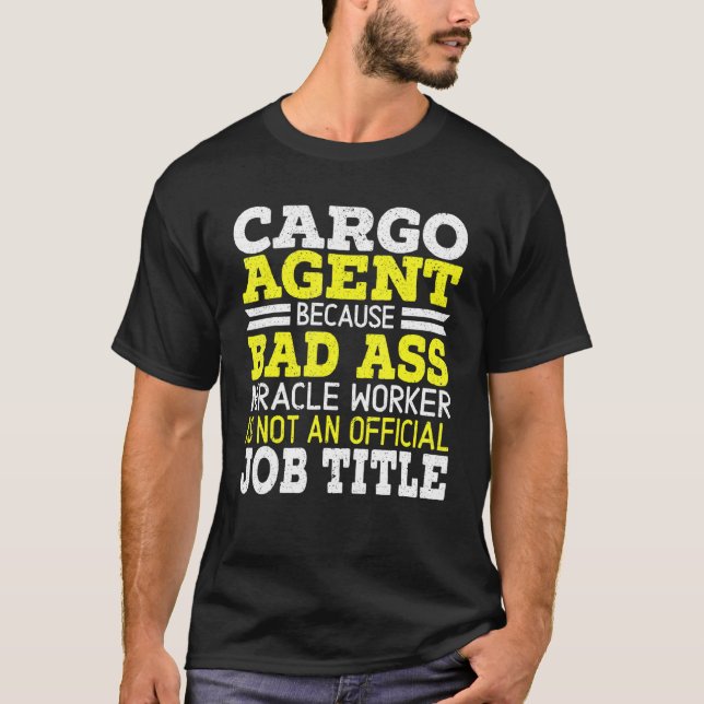 Camiseta Cargo Agent Warehouse Worker Warehousing Job Posit (Anverso)