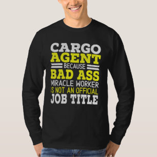 Camiseta Cargo Agent Warehouse Worker Warehousing Job Posit
