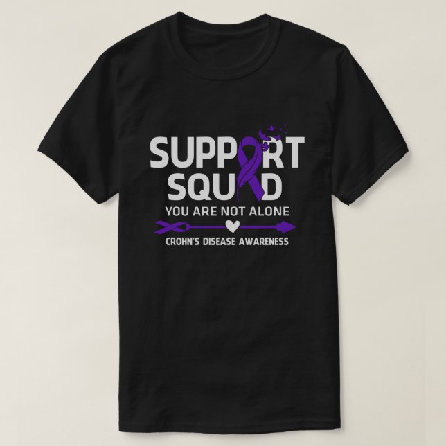 Camiseta Cargo de concienciación sobre la enfermedad de Cro (Diseño del anverso)
