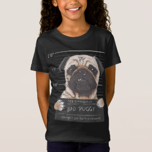 Camiseta Cargo de Puggy malo No quieres saber Perro Papá Pu