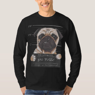 Camiseta Cargo de Puggy malo No quieres saber Perro Papá Pu