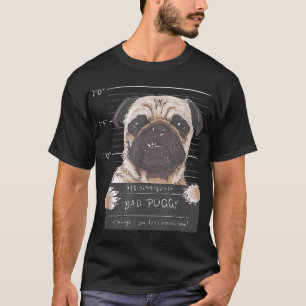 Camiseta Cargo de Puggy malo No quieres saber Perro Papá Pu