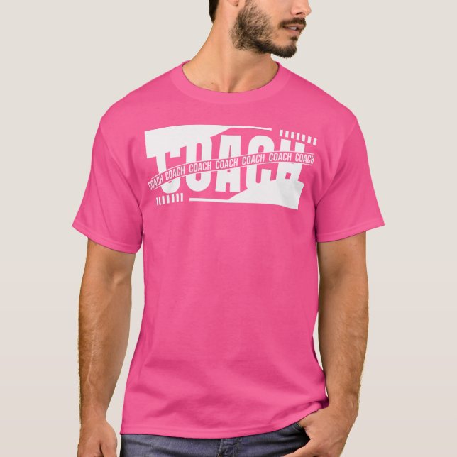 Camiseta Cargo deportivo de carta de entrenador (Anverso)