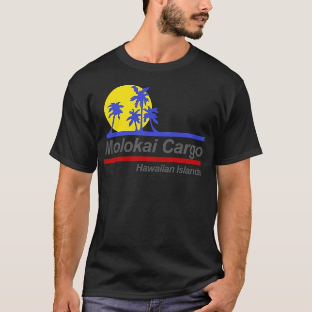 Camiseta Cargo Molokai - Billete Difícil Para Hawái (Anverso)