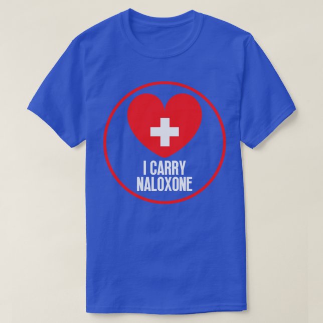 Camiseta Cargo naloxona (Diseño del anverso)