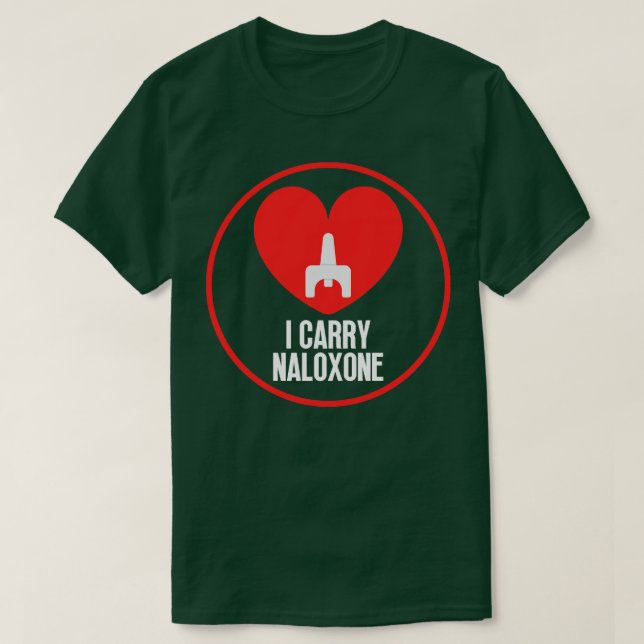 Camiseta Cargo naloxona 15 (Diseño del anverso)