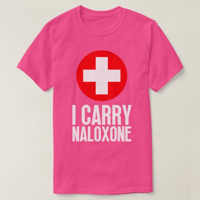Camiseta Cargo naloxona 58 (Diseño del anverso)