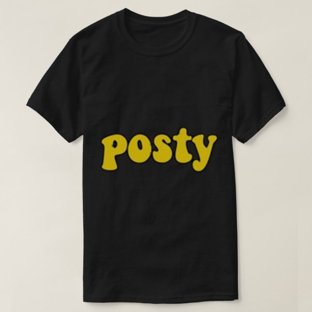 Camiseta CARGO - Pegatina POST MALONE (Diseño del anverso)