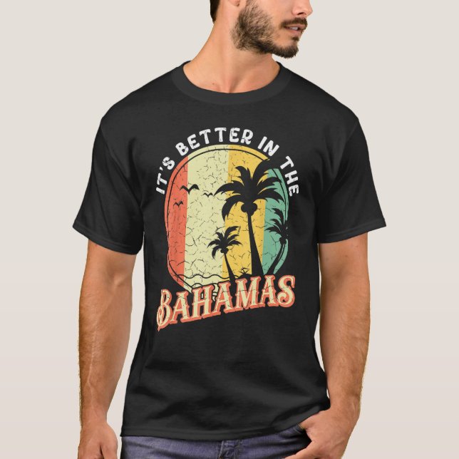 Camiseta Caribbean Island Summer Vacation It s Better In Th (Anverso)