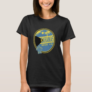 Camiseta Caribe Bahamas Nassau Vintage Vacaciones Tropical