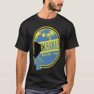 Camiseta Caribe Bahamas Nassau Vintage Vacation Tropical