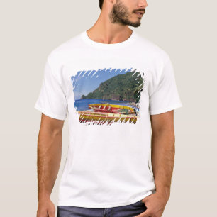 Camiseta Caribe, BWI, Santa Lucía, Barcos de vela, Soufrier