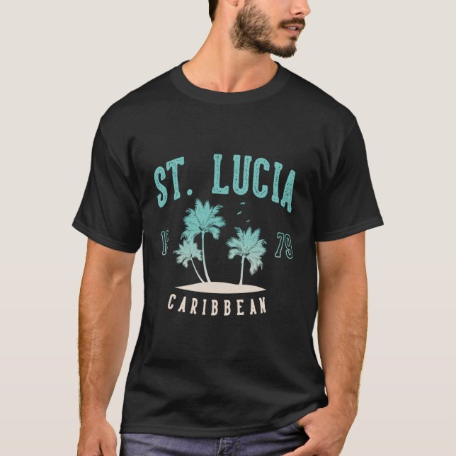 Camiseta Caribe de Santa Lucía (Anverso)