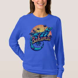 Camiseta Caribe gecko de Bahamas