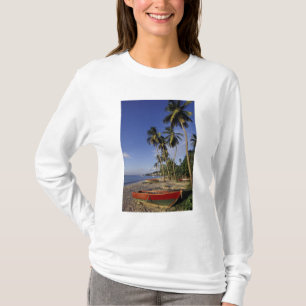 Camiseta CARIBE, Granada, St. George, Barcos en palmera