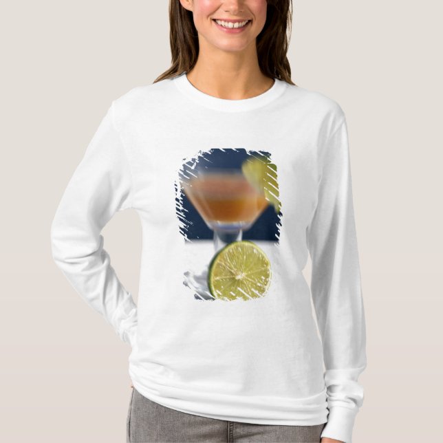 Camiseta Caribe, Islas Vírgenes. Ponche de ron tropical, (Anverso)