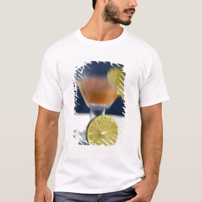 Camiseta Caribe, Islas Vírgenes. Ron tropical, (Anverso)