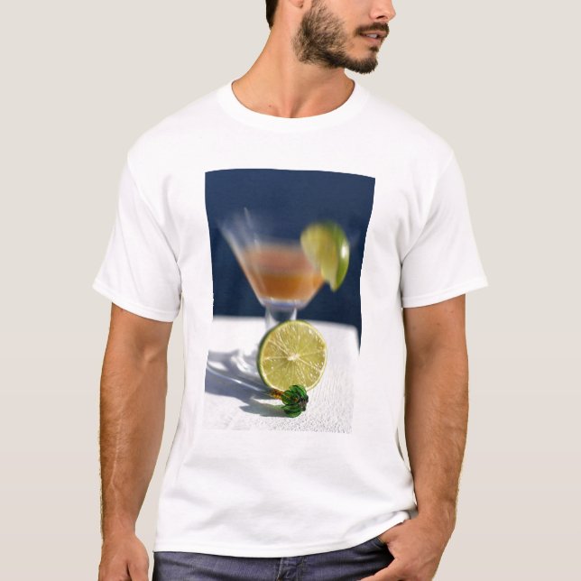 Camiseta Caribe, Islas Vírgenes. Ron tropical, (Anverso)